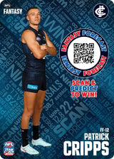2026 Teamcoach AFL Fantasy Forecast - Cards 1 to 72 - Pick Your Card