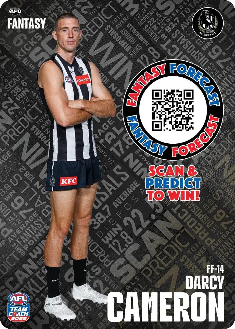 2026 Teamcoach AFL Fantasy Forecast - Cards 1 to 72 - Pick Your Card
