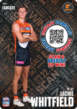 2026 Teamcoach AFL Fantasy Forecast - Cards 1 to 72 - Pick Your Card