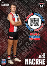 2026 Teamcoach AFL Fantasy Forecast - Cards 1 to 72 - Pick Your Card