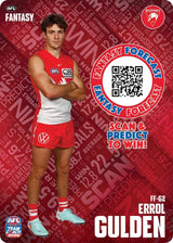 2026 Teamcoach AFL Fantasy Forecast - Cards 1 to 72 - Pick Your Card