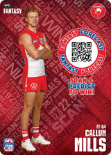 2026 Teamcoach AFL Fantasy Forecast - Cards 1 to 72 - Pick Your Card