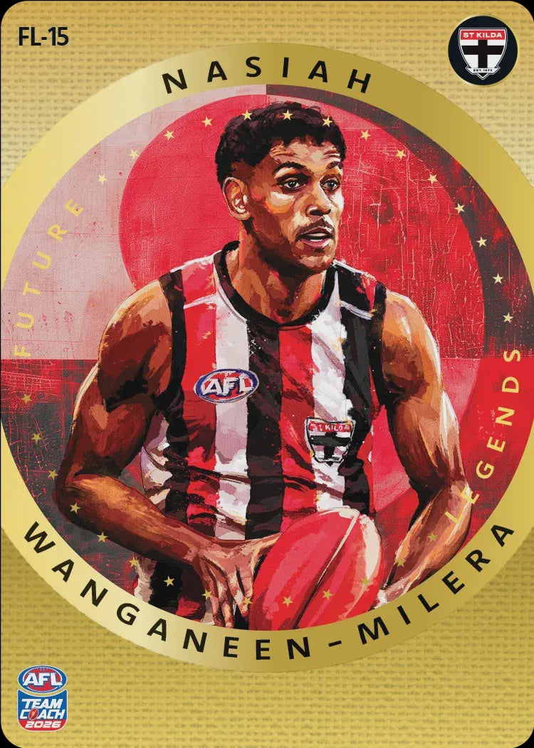 Nasiah Wanganeen-Milera, GOLD Future Legends, 2026 Teamcoach AFL