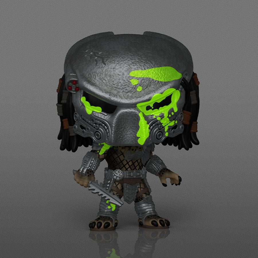 Alien Vs Predator: Requiem – Bull Predator (Battle Damaged) US Exclusive Glow Pop! Vinyl [RS]