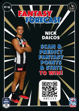 2025 Teamcoach AFL Fantasy Forecast - Cards 1 to 90 - Pick Your Card