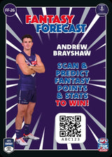 2025 Teamcoach AFL Fantasy Forecast - Cards 1 to 90 - Pick Your Card