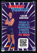 2025 Teamcoach AFL Fantasy Forecast - Cards 1 to 90 - Pick Your Card