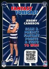 2025 Teamcoach AFL Fantasy Forecast - Cards 1 to 90 - Pick Your Card