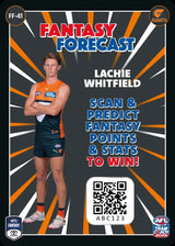 2025 Teamcoach AFL Fantasy Forecast - Cards 1 to 90 - Pick Your Card