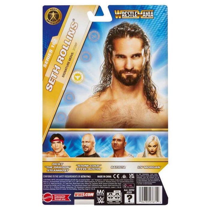 Seth Rollins - WWE Wrestlemania Main Event Series Action Figure 152