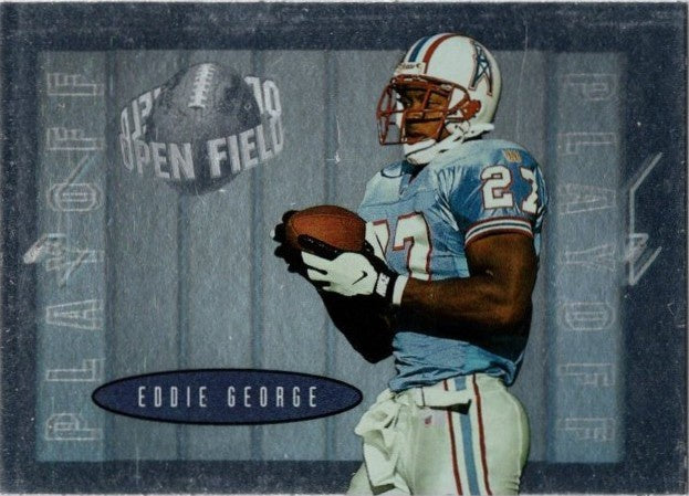 Eddie George, #96, Open Field, 1996 Playoff Contenders Football NFL