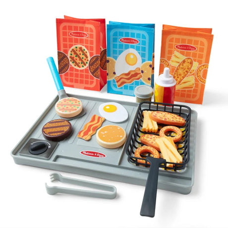 Melissa & Doug - Water WOW! Flip & Fry Grill Play Set