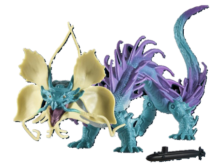 MonsterVerse Godzilla vs. Kong 2: The New Empire - Tiamat with Submarine 6" Action Figure