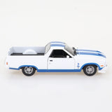 White w/Blue Ford XC Cobra Ute, 1:32 Scale Diecast Car