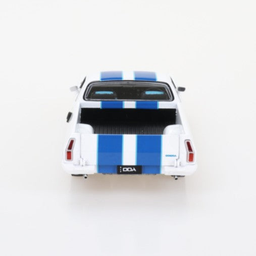 White w/Blue Ford XC Cobra Ute, 1:32 Scale Diecast Car
