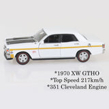 White XW Ford GTHO Phase II, 1:32 Scale Diecast Car