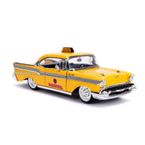 Deadpool (Comics) - 1957 Chevy Bel Air Taxi Hollywood Ride 1:24 Scale Diecast Vehicle with Deadpool