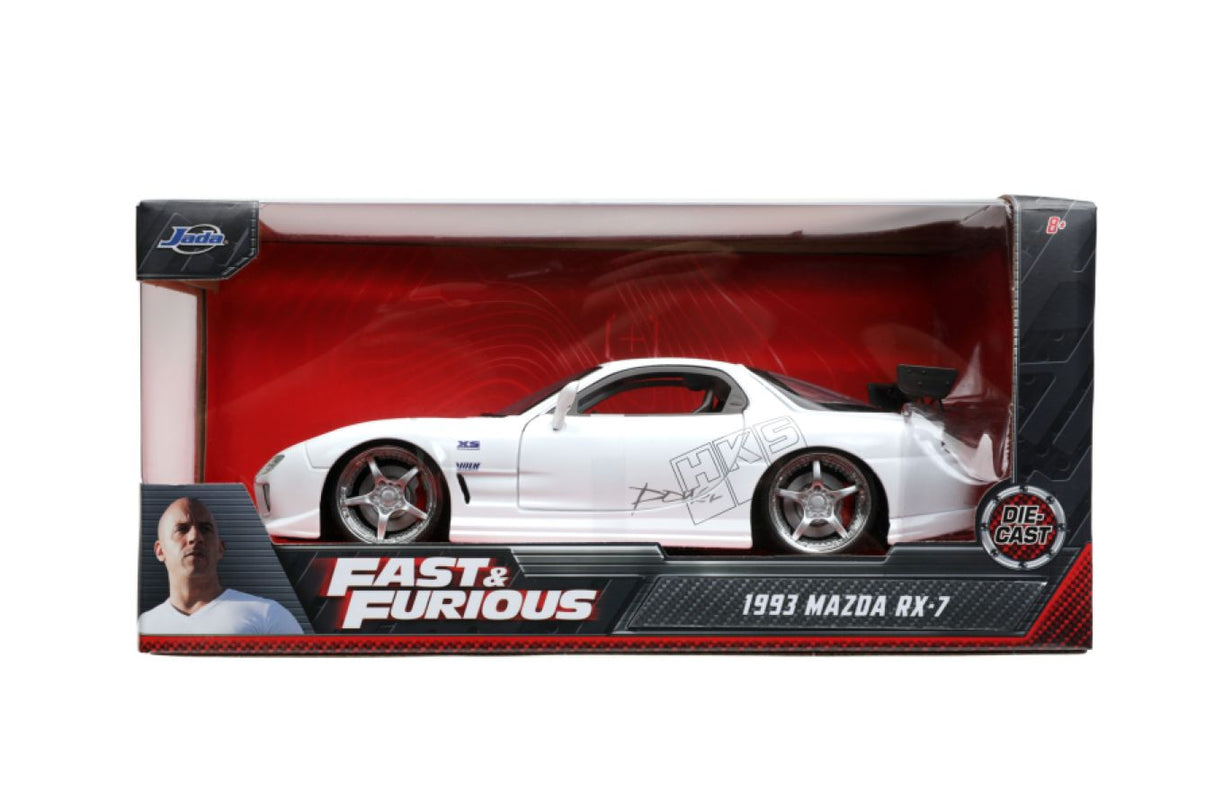Fast and Furious - 1993 Mazda RX-7 FD3S-Wide, 1:24 Scale Diecast Vehicle