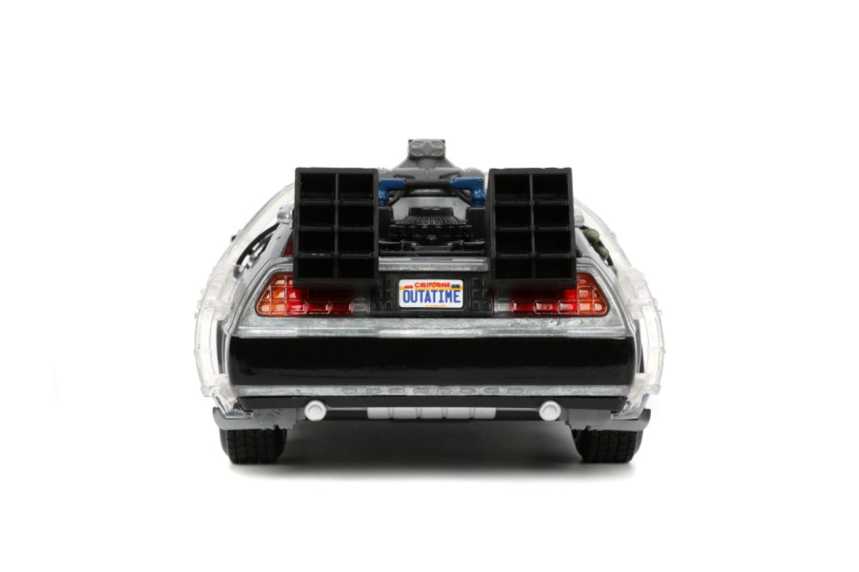 Back to the Future - Delorean Time Machine, 1:24 Scale Diecast Hollywood Ride