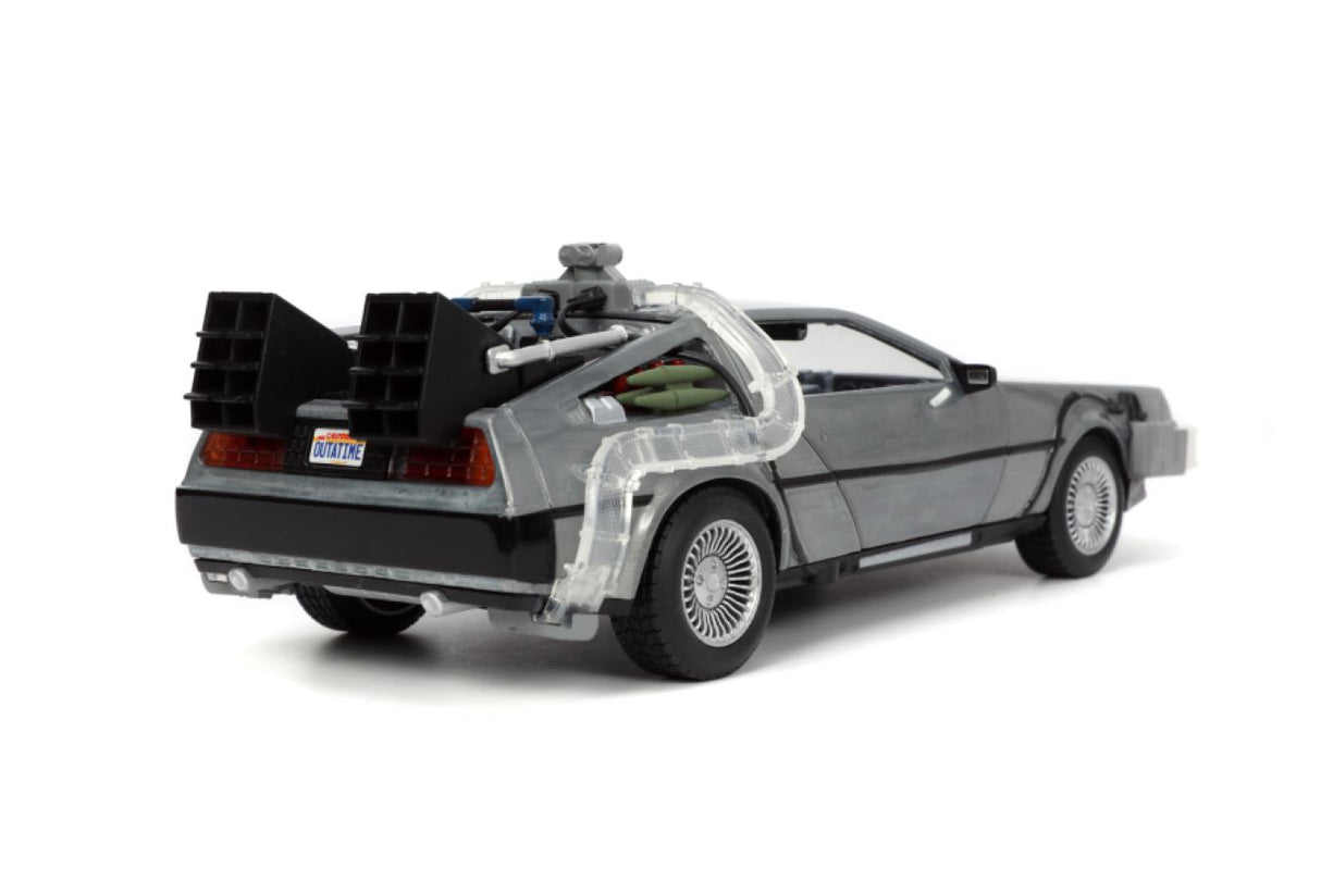 Back to the Future - Delorean Time Machine, 1:24 Scale Diecast Hollywood Ride