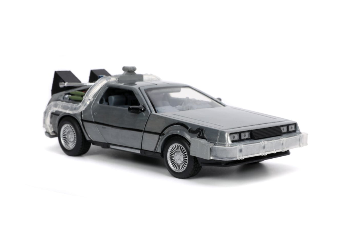 Back to the Future - Delorean Time Machine, 1:24 Scale Diecast Hollywood Ride