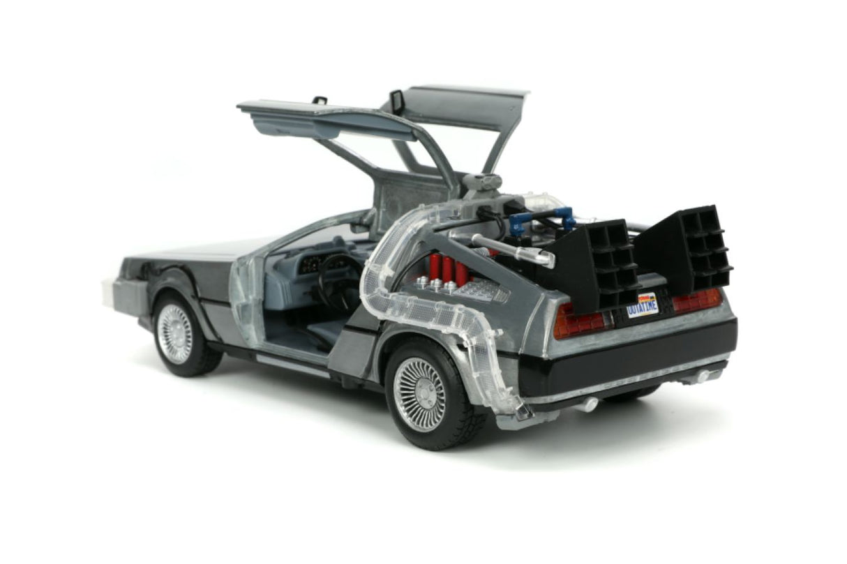 Back to the Future - Delorean Time Machine, 1:24 Scale Diecast Hollywood Ride