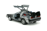 Back to the Future - Delorean Time Machine, 1:24 Scale Diecast Hollywood Ride