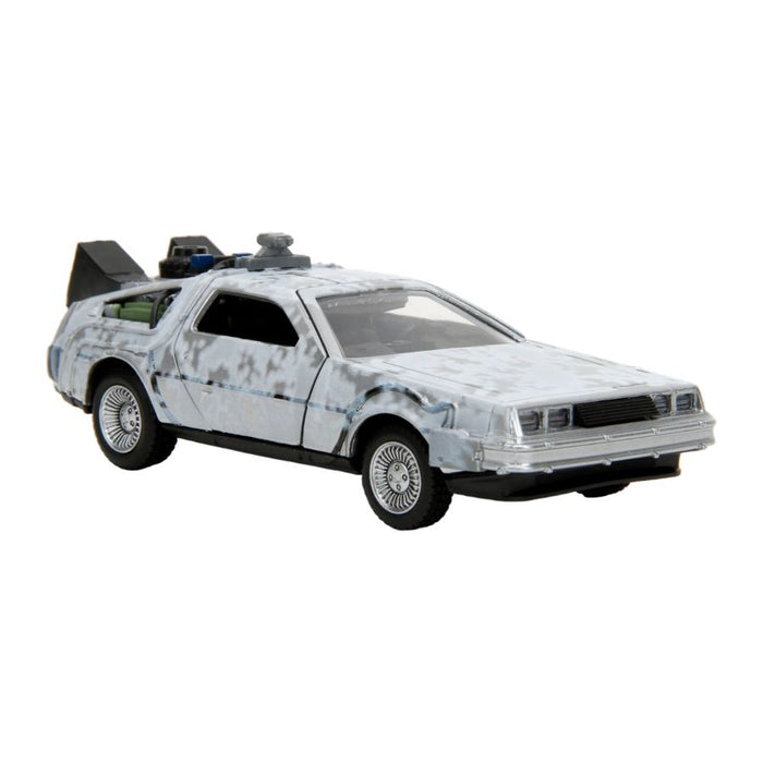 Back to the Future - Time Machine (Frost Covered) 1:32 Scale Diecast