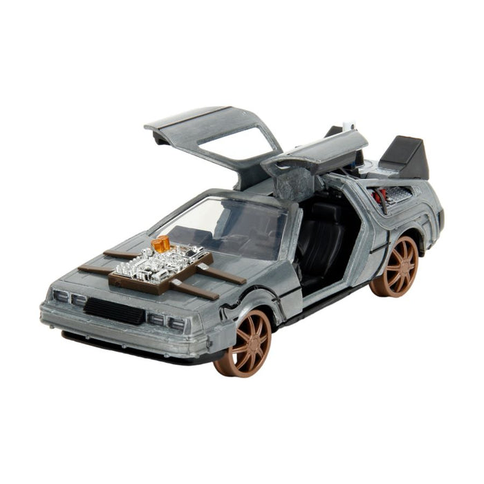 Back to the Future: Part 3 - Time Machine (Railroad wheels) 1:32 Scale Diecast