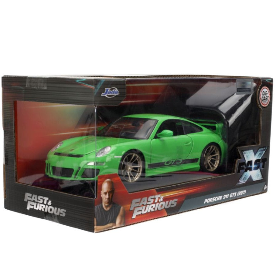 Fast & Furious X - 2007 Porsche 911 GT3, 1:24 Scale Diecast Vehicle