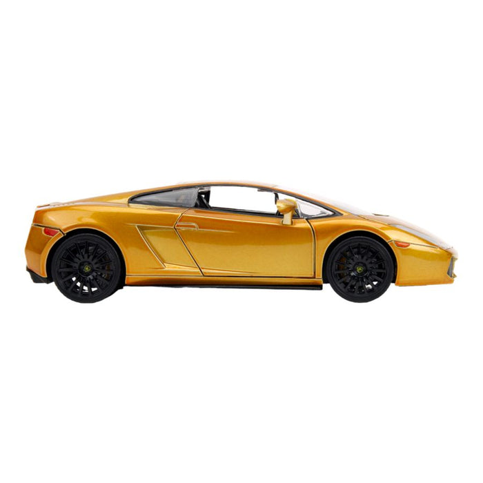 Fast & Furious 10 - Lamborghini Gallardo (Gold) 1:24 Scale Hollywood Rides Diecast Vehicle