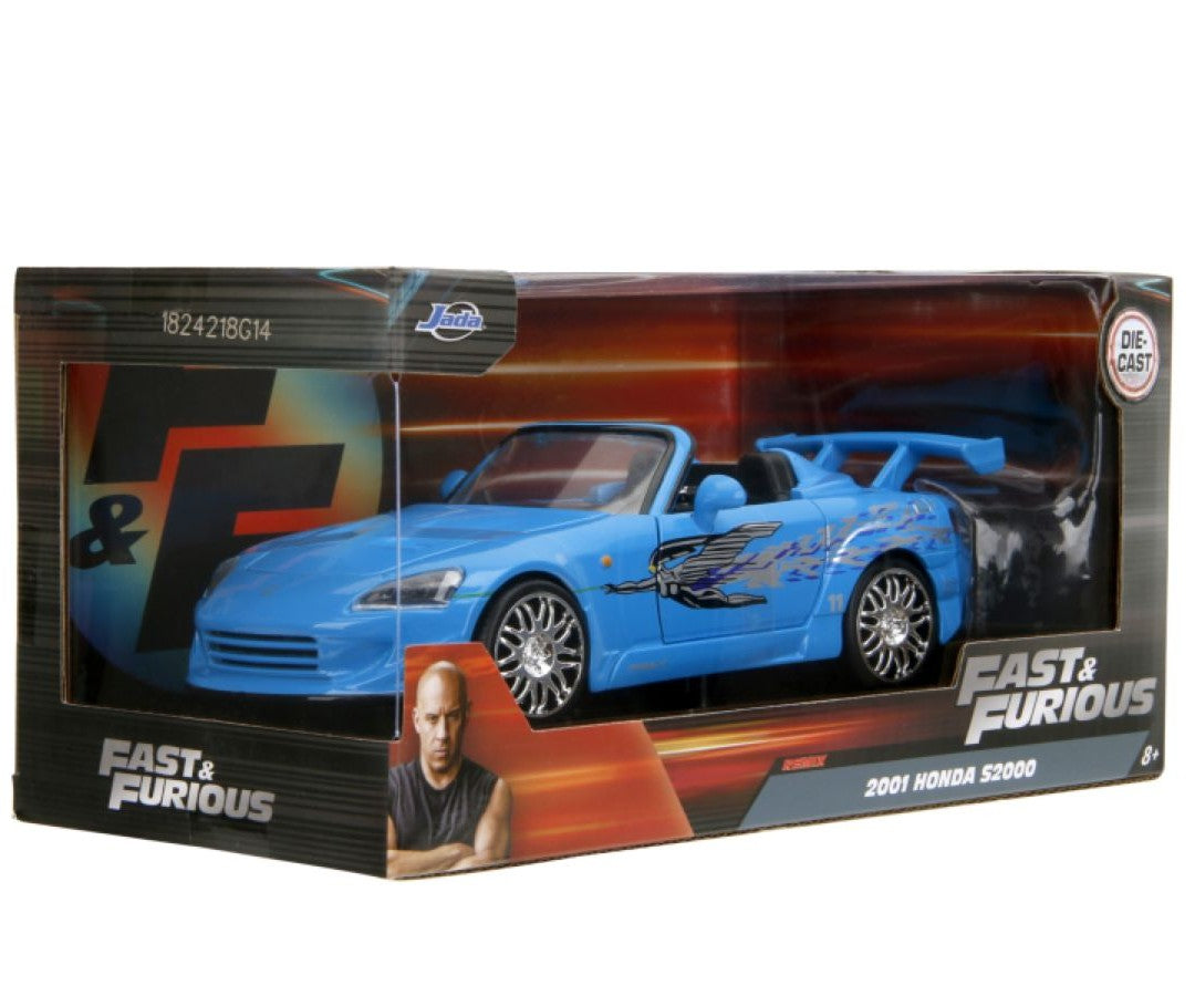 Fast & Furious - 2001 Honda S2000, 1:24 Scale Diecast Vehicle