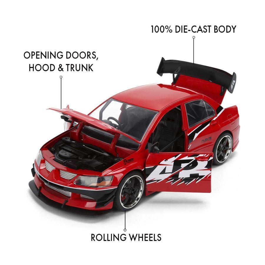 Fast & Furious – 2006 Mitsubishi Lancer Evolution IX, 1:24 Scale Diecast Vehicle