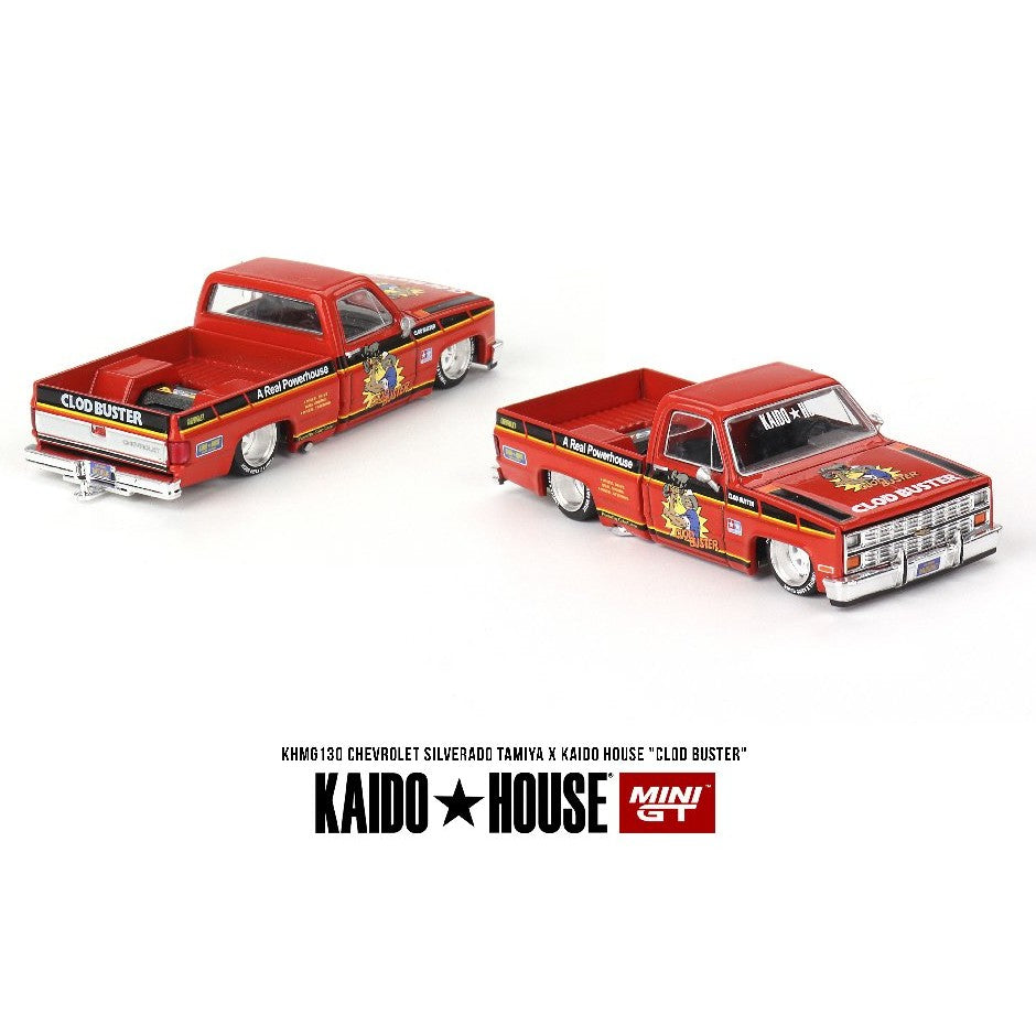 TAMIYA X KAIDO HOUSE "CLOD BUSTER" CHEVROLET SILVERADO, 1:64 Scale Diecast Car