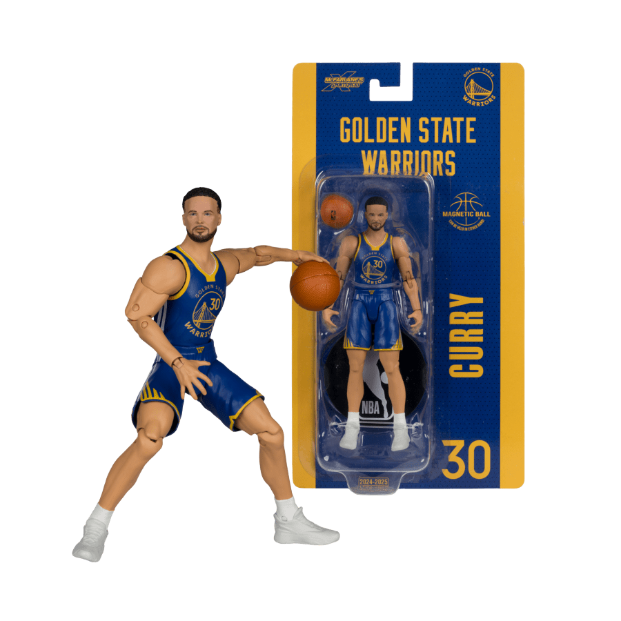 Stephen Curry (Golden State Warriors) 6″ Articulated NBA Basketball Figure