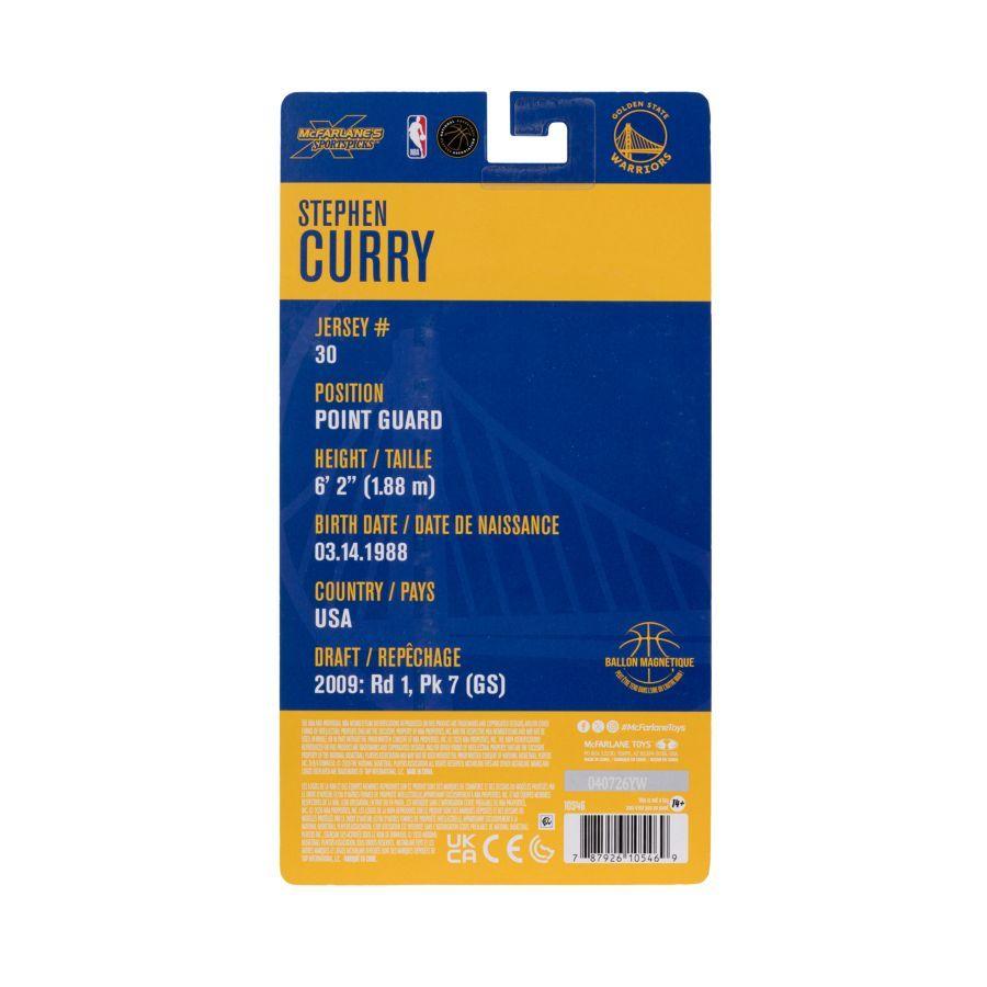 Stephen Curry (Golden State Warriors) 6″ Articulated NBA Basketball Figure
