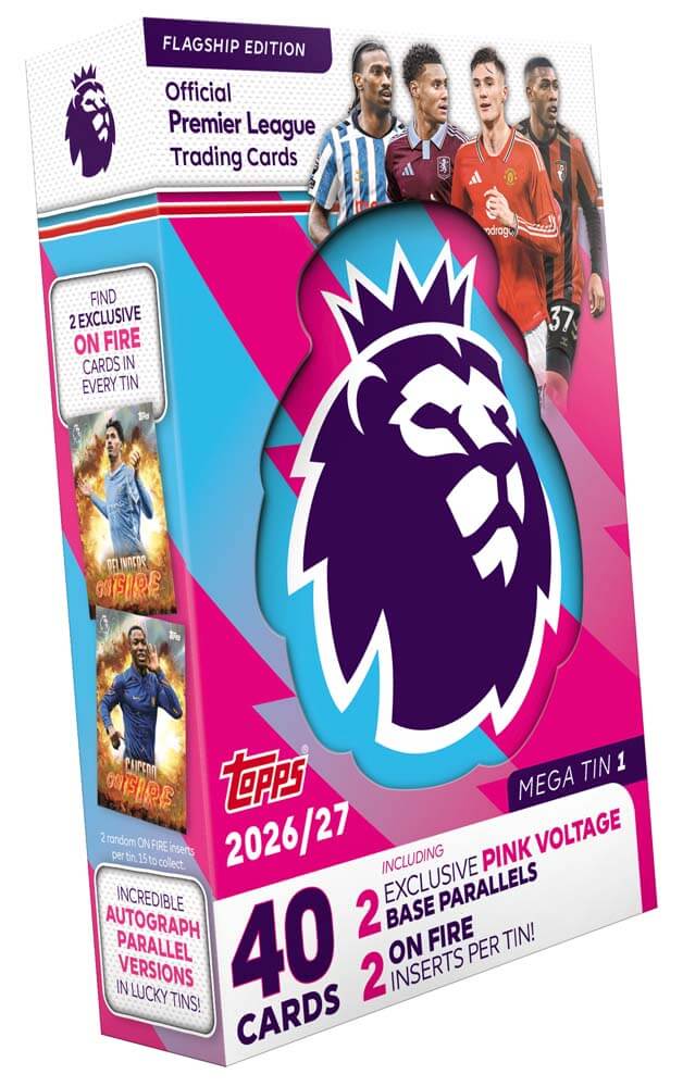 2026-27 Topps Flagship English Premier League EPL - Trading Cards Mega Tin