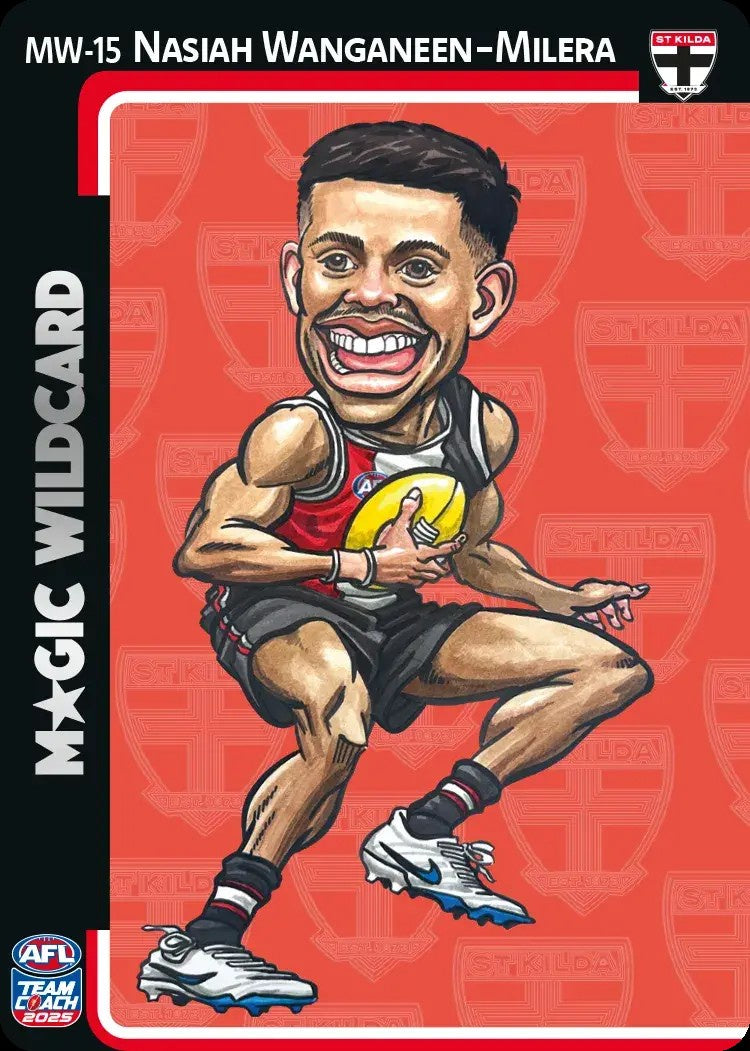 Nasiah Wanganeen-Milera, TEAM Magic Wildcard, 2025 Teamcoach AFL