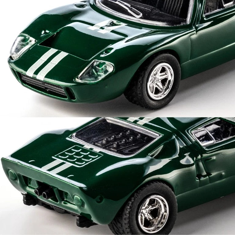1965 Ford GT40 MK1 - Green - Majorette: Collection Series, 1:64 Scale Diecast Car