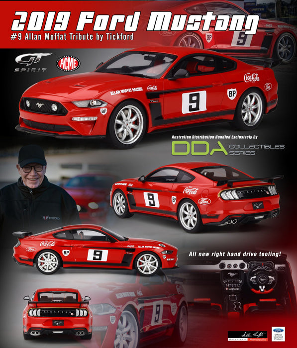 Moffat Tribute Edition #9 2019 Ford Mustang – Tickford, 1:18 Scale Resin Diecast Model