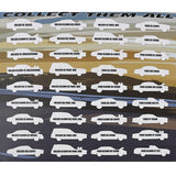 Oz Wheels Holden/Ford Red Bellies Clutch 1 - (36-Pack) Box, 1:64 Scale Cars