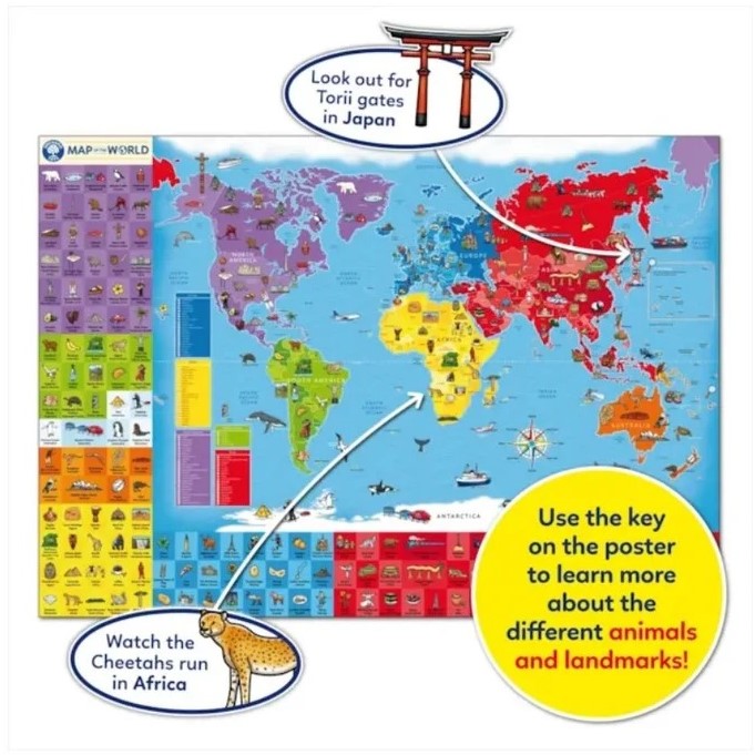 Orchard Toys - Map of the World 150 Piece Jigsaw Puzzle