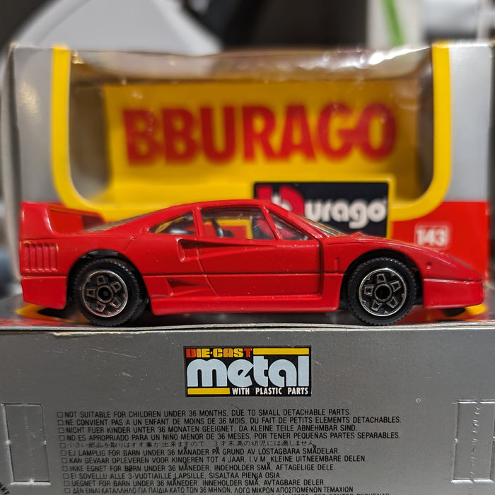 Burago, Ferrari F40, cod. 4108, 1:43 Scale Diecast Car