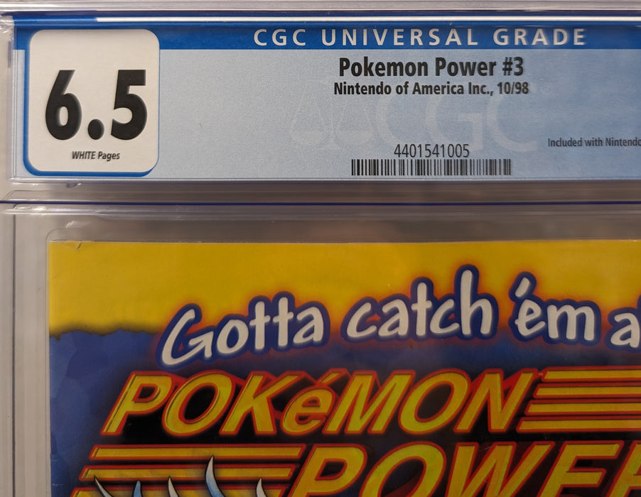 Pokemon: Gotta Catch 'Em All #3 Comic, Graded CGC 6.5
