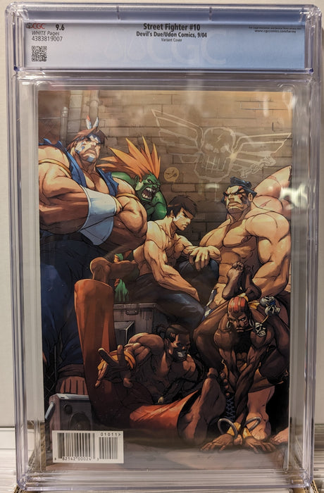 Street Fighter, Vol. 2, #10 Comic, Variant Cover, Graded CGC 9.6