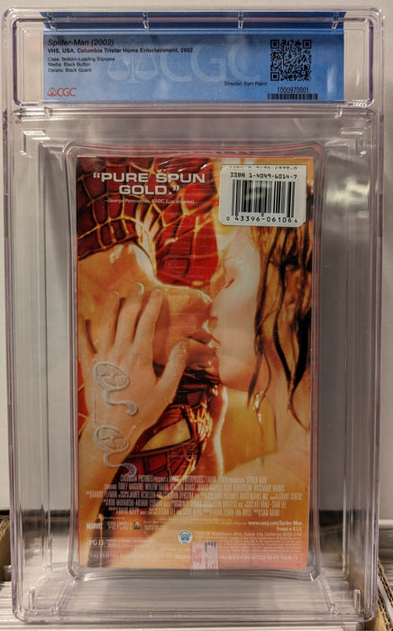 Spider-man, 2002 VHS, Graded CGC 9.4