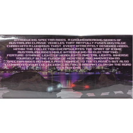 Black with Flames HJ Holden Panelvan, SPECTRA RIDES, 1:24 Scale Plastic Model