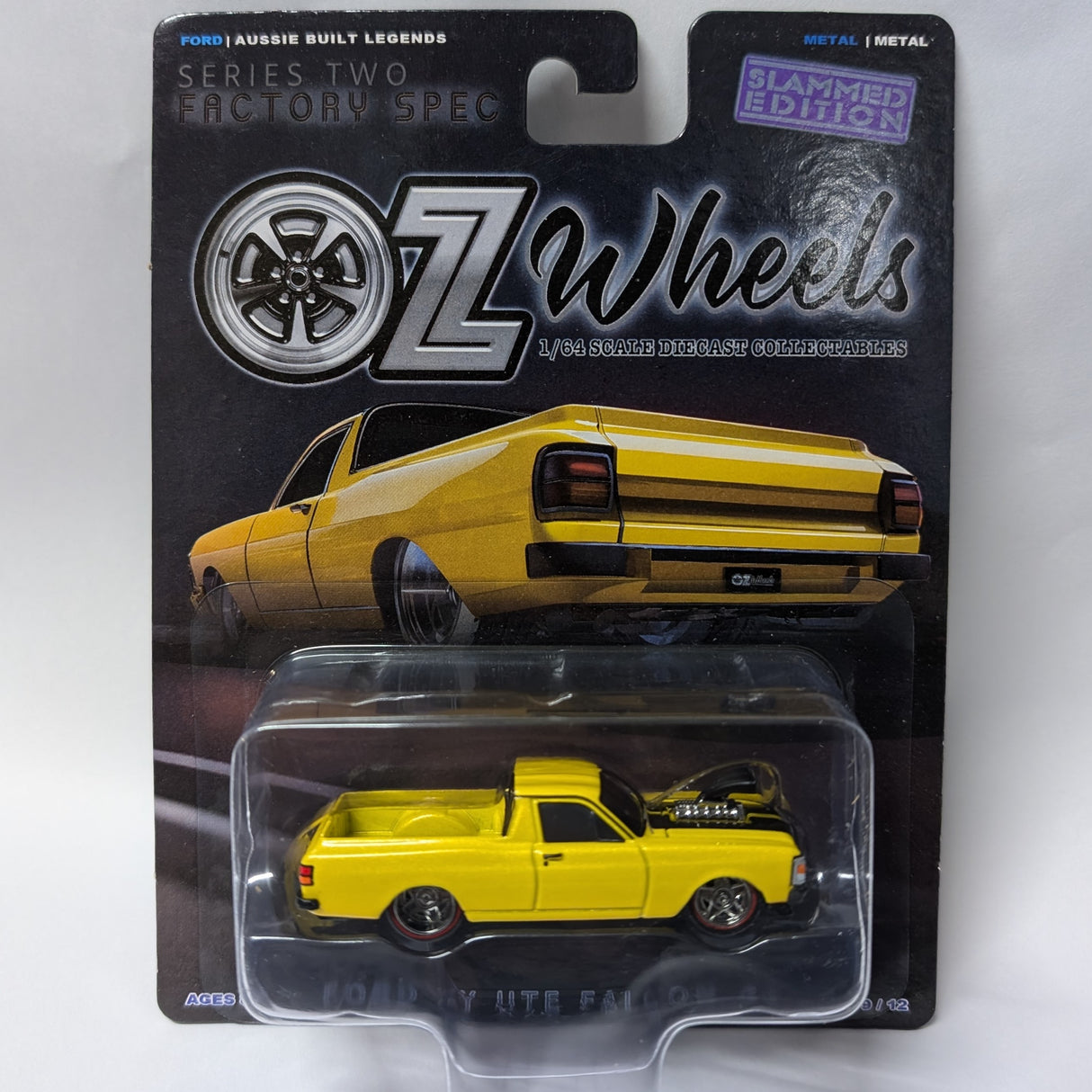 Ford XY Ute Falcon GT, #9/12, Factory Spec, Oz Wheels Series 2, 1:64 Scale Diecast Car