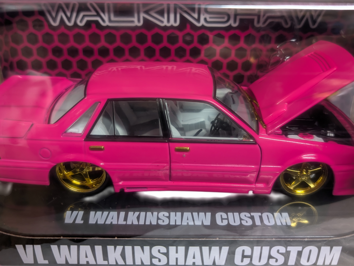CHASE VERSION: Hot Pink Custom Holden VL Walkinshaw, 1:24 Scale Diecast Car