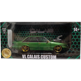 CHASE VERSION: Osiris Green Supercharged Holden VL Calais, 1:24 Scale Diecast Car